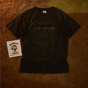 Vintage LAS VEGAS charcoal T-Shirt